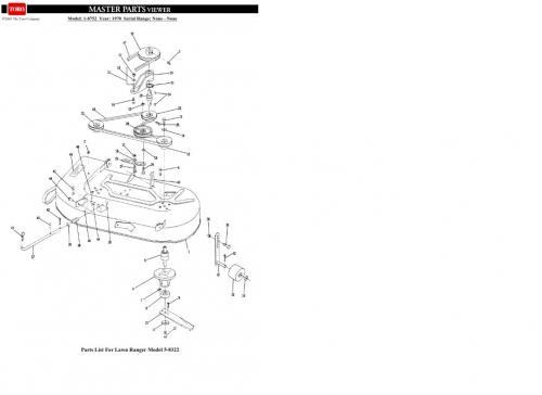 mower rotary 32in sd 1970 5 8322 tipl sn pdf mower decks toro belt size chart