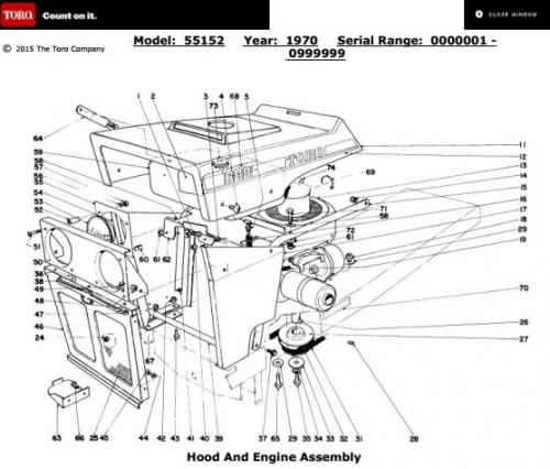 Tractor 1970 Toro 8hp Toromatic D&A TIPL Wiring.pdf - 1965-1972