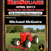 april tractor Of month plaque Michael McGuire