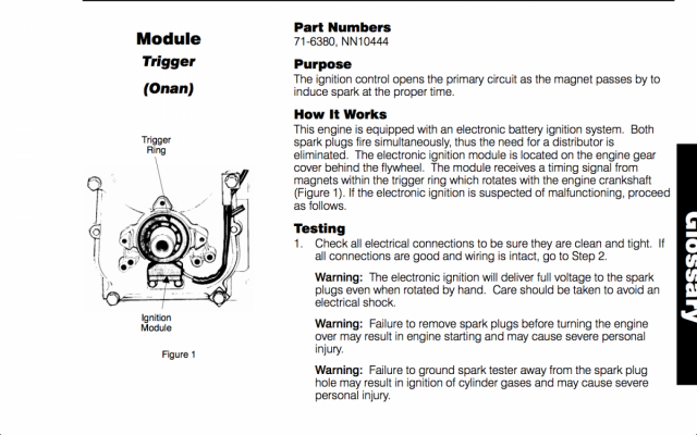 My Onan Doesn U0026 39 T Have Spark - Wheel Horse Electrical