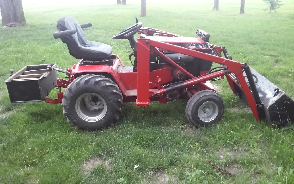 520H Front End Loader 3 point Wheel Horse Sold Archive RedSquare