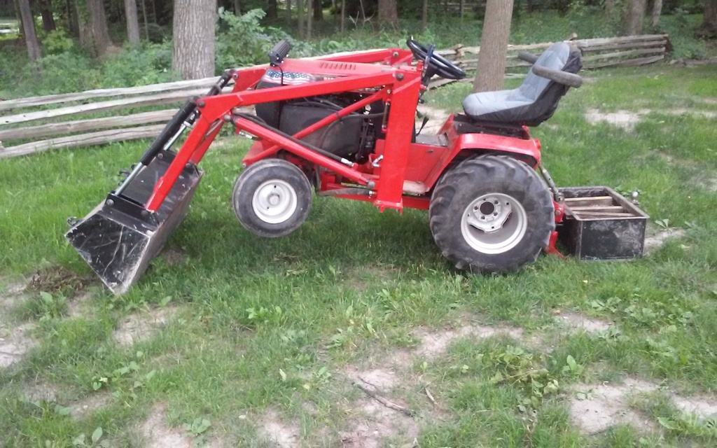 520H Front End Loader 3 point Wheel Horse Sold Archive RedSquare