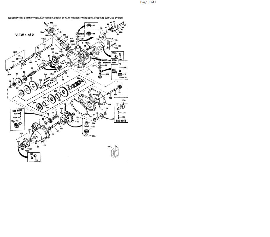 Peerless 800 Transaxle