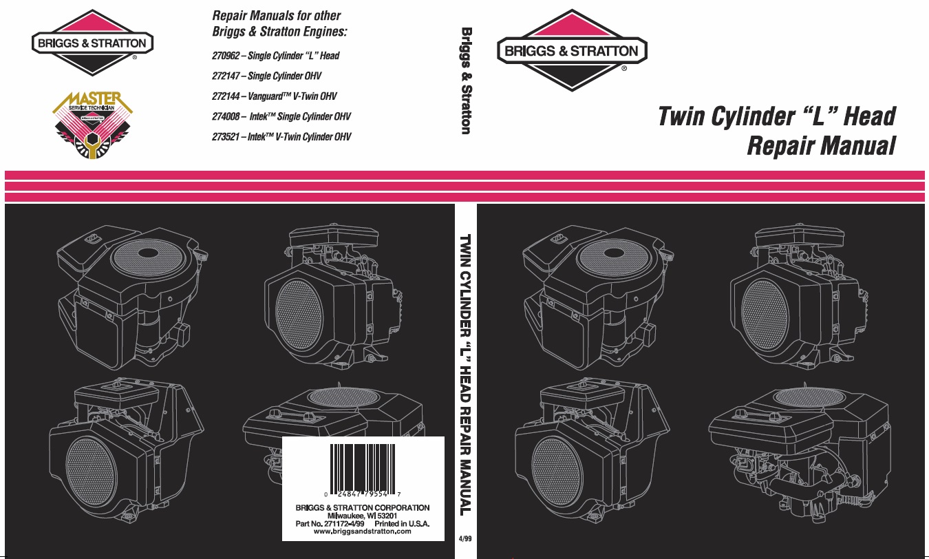 Engine B & S Twin cylinder L-head SM.pdf - Other - RedSquare