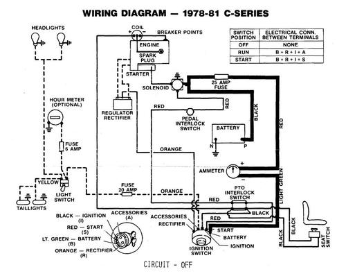 Tractor 1978 C-121 Auto D&A TIPL Wiring SN.pdf - 1978-1984 - RedSquare