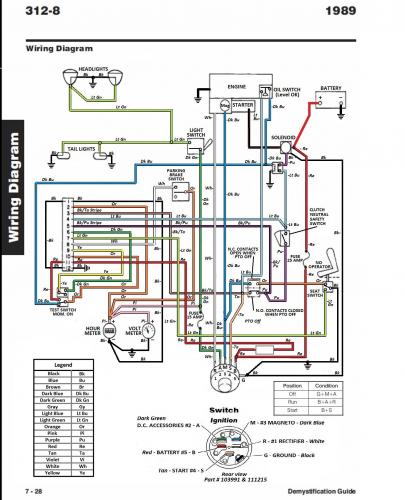Tractor 1989 312-8 Wiring Detailed Revised.pdf - 1985-1990 - RedSquare
