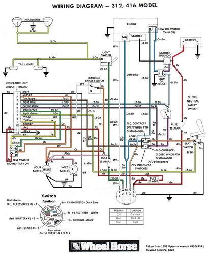 Tractor 1987 312-8 D&A TIPL Wiring SN.pdf - 1985-1990 - RedSquare Wheel