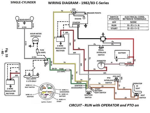 Tractor 1982 C -Series Wiring Detailed Revised.pdf - 1978-1984