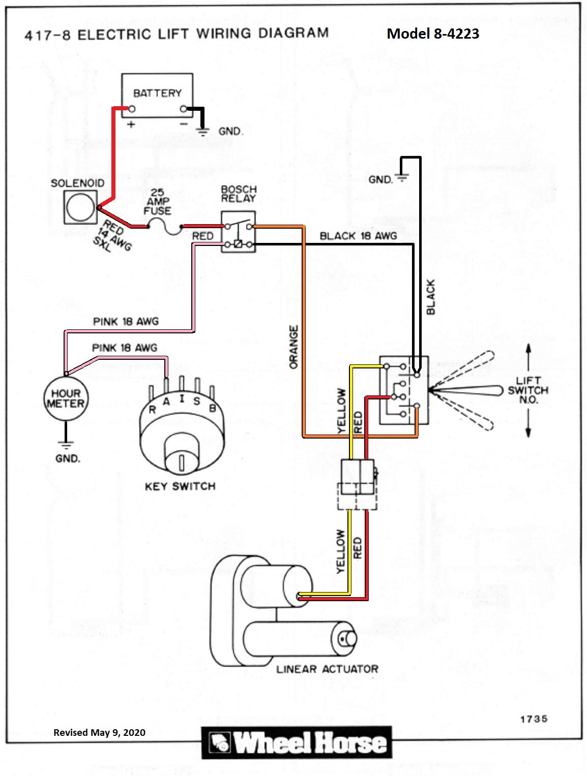 Lift Electric 1989-1990 8-4224 TIPL Wiring Revised.pdf - All years -  RedSquare Wheel Horse Forum