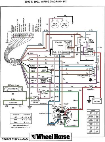 Tractor 1990 312-8 Wiring from OM.pdf - 1985-1990 - RedSquare Wheel