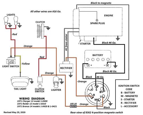 Tractor 1971 Bronco 14 D&A Wiring Revised SN.pdf - 1965-1972