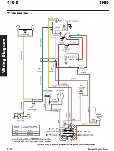 Tractor 1985 300-Series Wiring Detailed Revised.pdf - 1985-1990