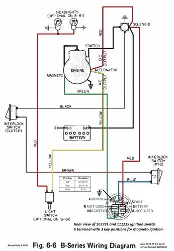 Tractor 1978 B, C & D-Series SM Wiring #810063R1.pdf - 1978-1984