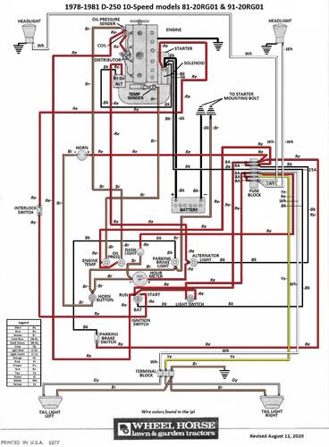 Tractor 1980 D-250 10-Speed SM Wiring Revised #A-1431.pdf - 1978-1984