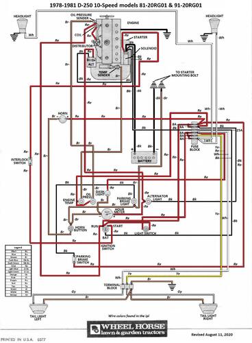 Tractor 1981 D-250 10-Speed D&A OM Wiring Revised sn.pdf - 1978-1984