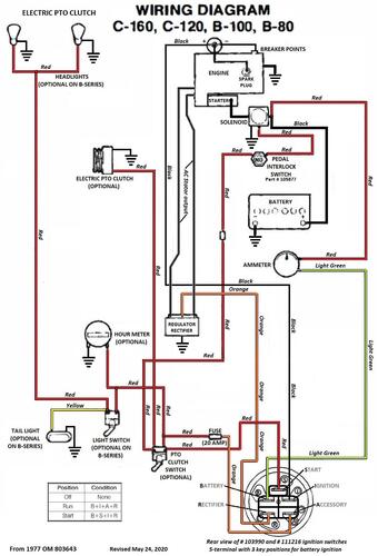 Tractor 1977 B- Series 8-Speed D&A OM Wiring Revised SN.pdf - 1973-1977