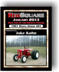 TRACTOR OF THE MONTH JANUARY 2013 JAKE KUHN'S 1961 401
