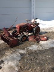 new purchase 63 753 plow mint deck and snowblower