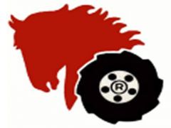 White Wheel Horse 857 Tractor 1967 mini frame logo