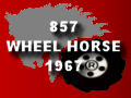 Wheel Horse 857 Tractor 1967 mini Red frame logo micro