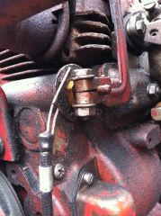 1974 Wheel Horse carb linkage
