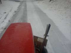 plowing yesterday