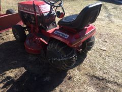 just got the deck on the 212-6 and the blower off