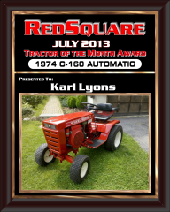 JULY TRACTOR OF THE MONTH KARL'S C-160