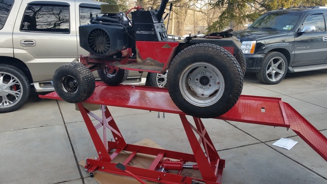 Riding mower lift harbor freight outlet