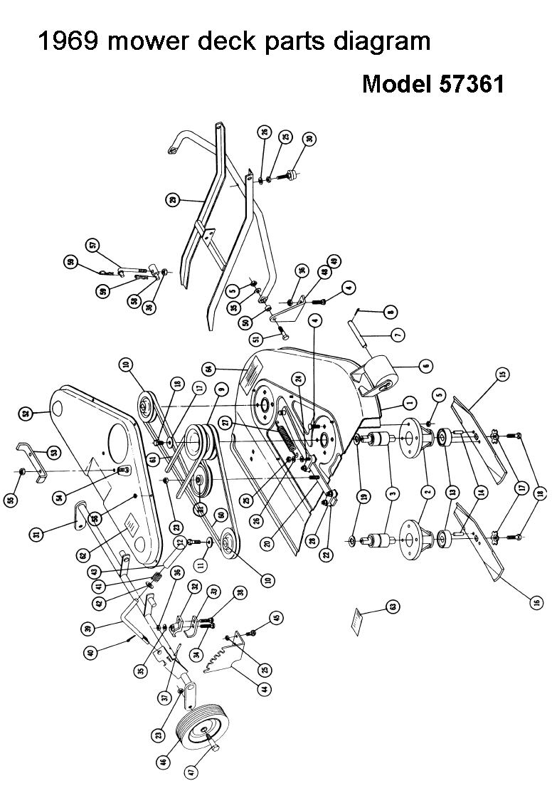 35 Wheel Horse Mower Deck Parts Diagram Wiring Diagram Database