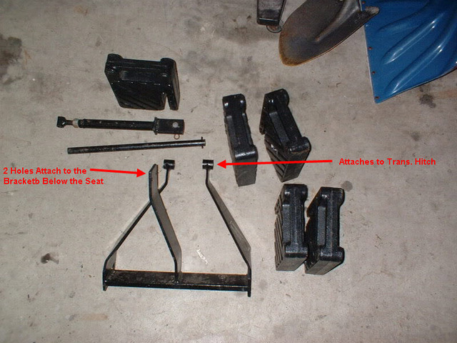 Rear weights for 520H - Wheel Horse Tractors - RedSquare Wheel Horse Forum