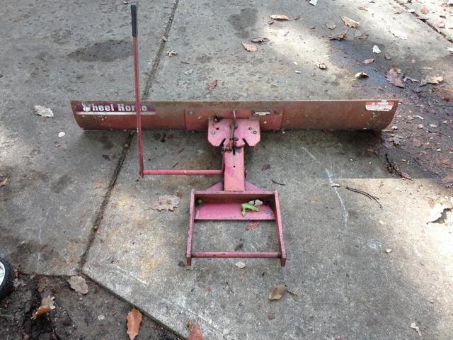 Wheel horse grader blade deals
