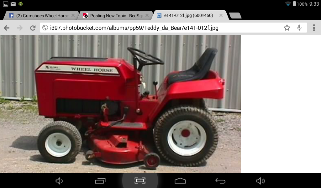 wheel horse E141 Wheel Horse Tractors RedSquare Wheel Horse Forum