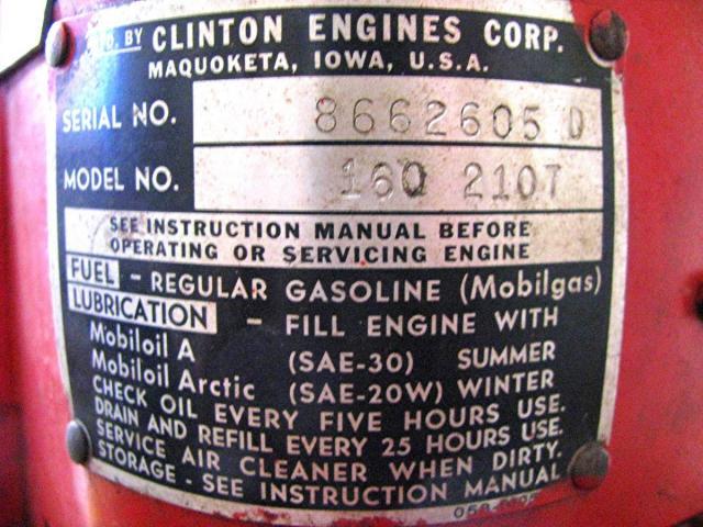 Clinton engines corporation Clinton engines corporation