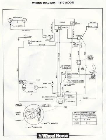 310-8 will not start HELP - Wheel Horse Electrical - RedSquare Wheel ...