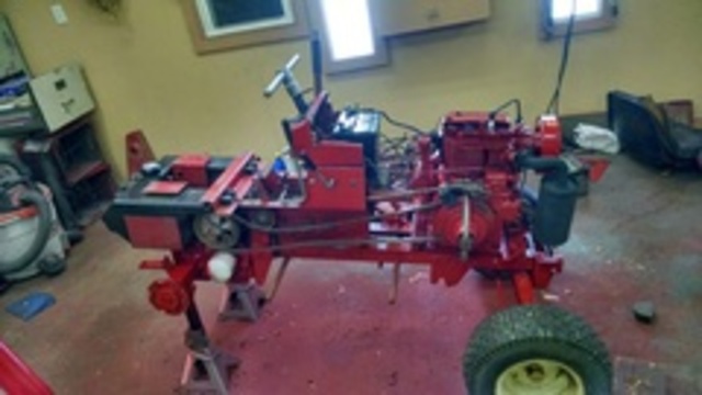 chassis and motor painted