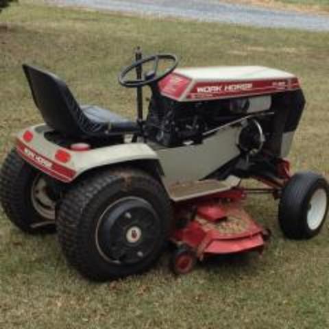 Wheel horse mower top deck shell