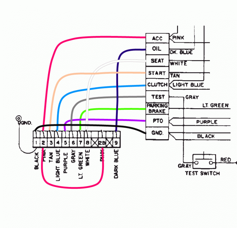 416-8 electrical problem - Wheel Horse Electrical ... 8 wheel horse wiring diagram 