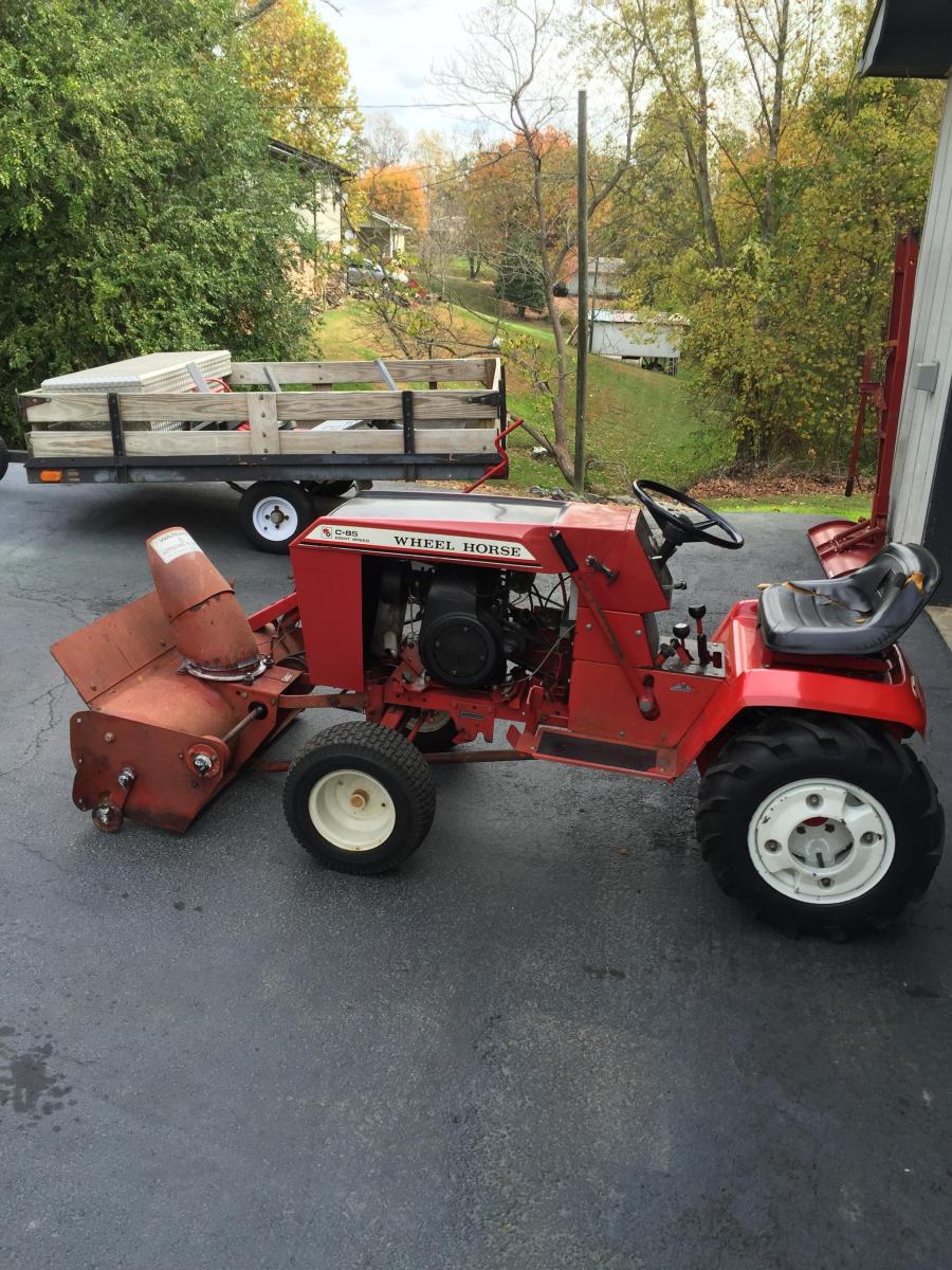 Joel's wheelhorse C-85