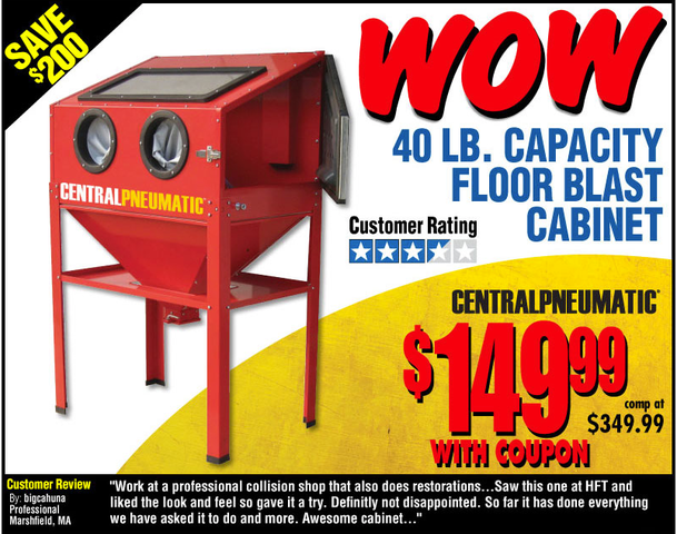 Blast Cabinet Really A Deal Non Tractor Related Discussion