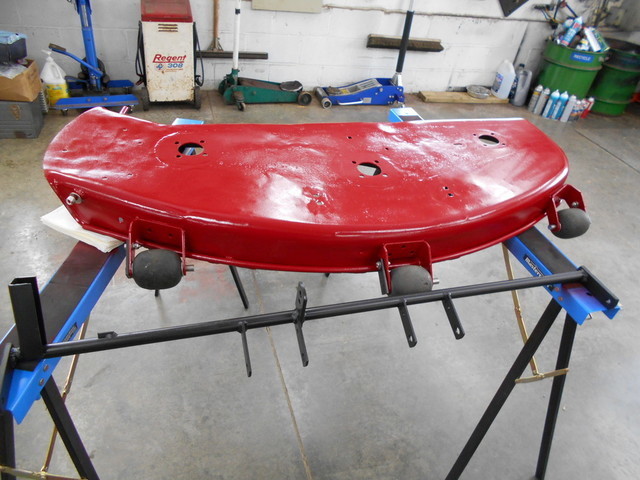 48 deck painted and front rollers installed 2.JPG