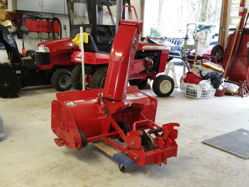 New XI Snow Blower Implements and Attachments RedSquare Wheel Horse