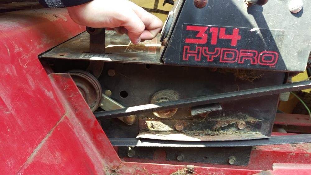 314H Drive Belt Install Transmissions and transaxles RedSquare