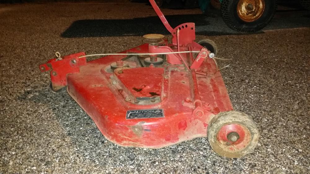 36 inch rear discharge deck what does it fit Implements and Attachments RedSquare Wheel Horse Forum