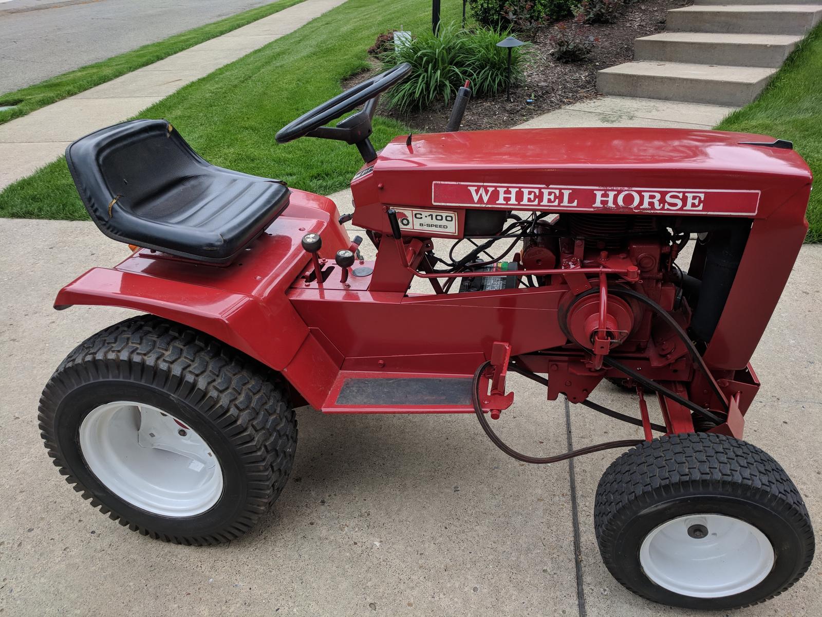Wheel horse c100 deals