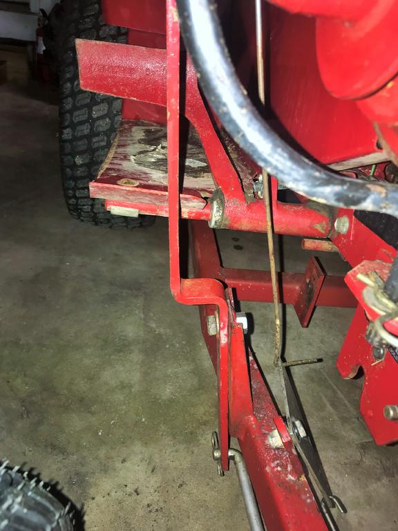 Wheel horse sales dozer blade