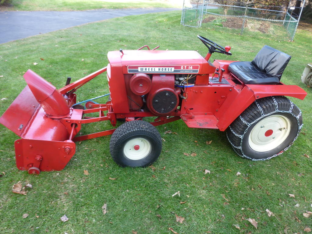Snowblower for a GT14 Implements and Attachments RedSquare Wheel Horse Forum