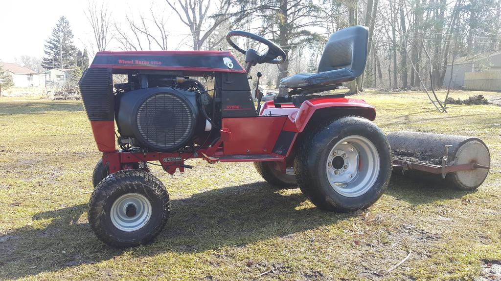 416H Horse test drive Wheel Horse Tractors RedSquare Wheel Horse Forum