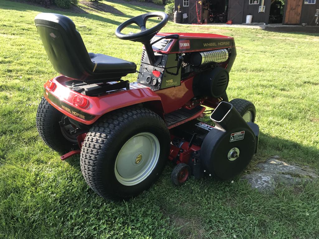 Newly acquired 1996 416h Wheel Horse Tractors RedSquare Wheel Horse