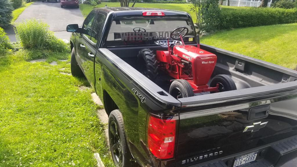 How do you load your tractors into your truck bed non tractor related discussion RedSquare Wheel Horse Forum
